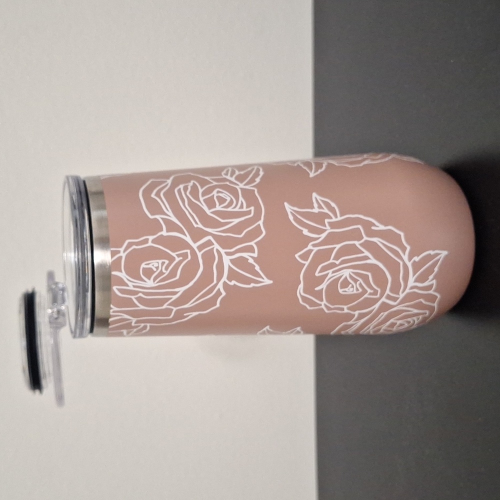 Brumate Champagne Flute Botanical Rose